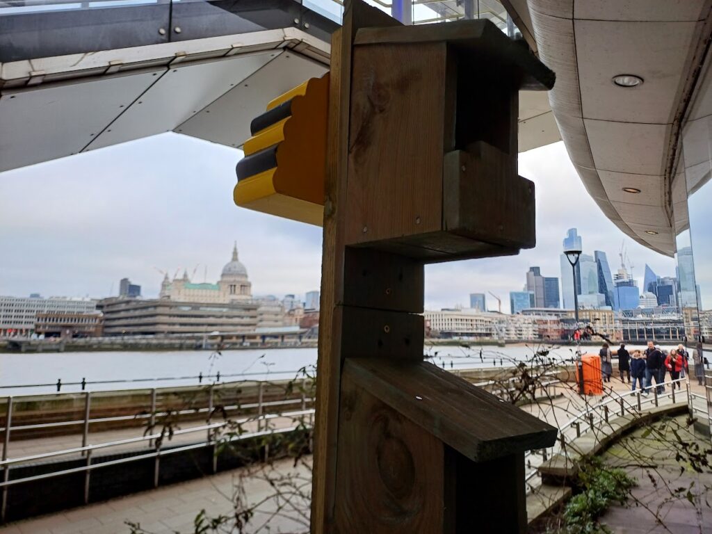 bug hotel at Blackfrairs Station in London