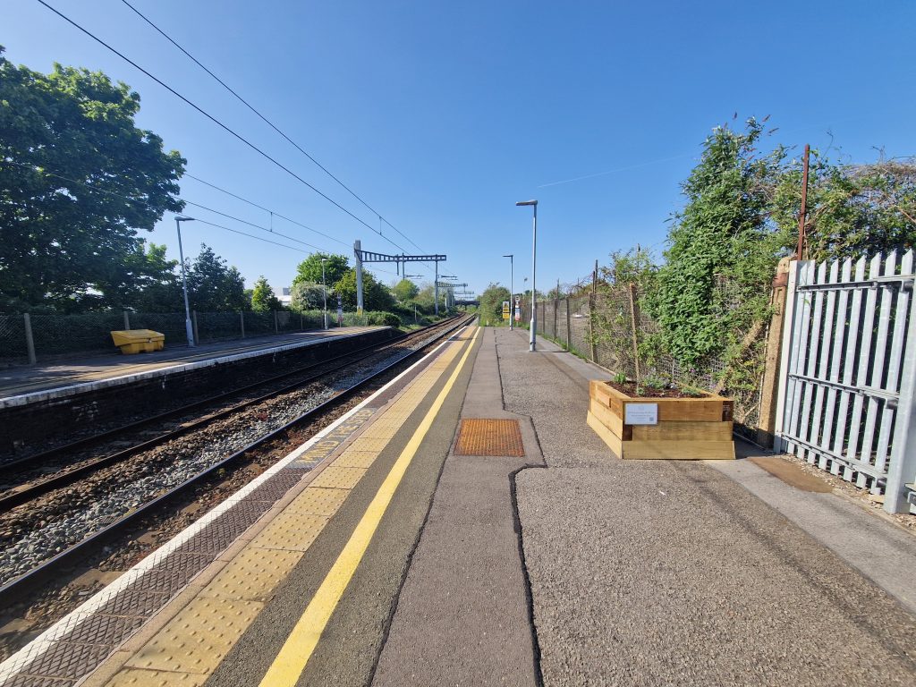 Patchway Railway Station Bee Friendly Planter