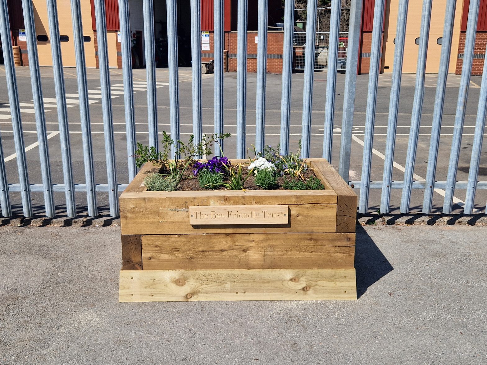 Shirehampton Railway Station Bee Friendly Trust planter