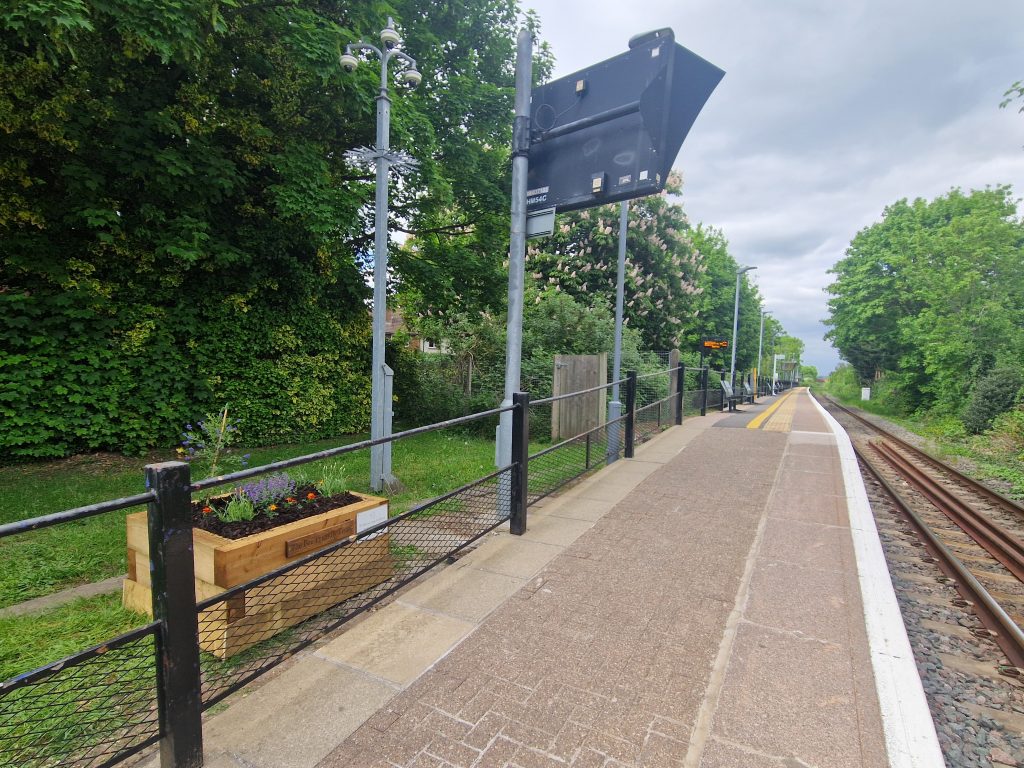 Furze Platt Railway Station Bee Friendly Trust planter